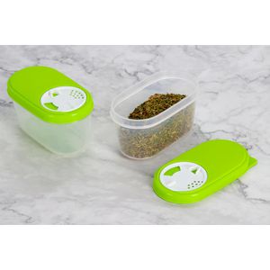 Produktbild für Schüttdose Kigima grün, aus Kunststoff, Set