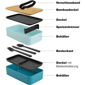 Produktbild für Lunchbox Moritz&amp;Moritz Bento Box 4339, Kunststoff