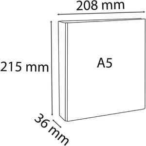Produktbild für Präsentationsringbuch Exacompta 51021E, A5