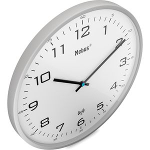 Produktbild für Wanduhr Mebus 13081, Kunststoff, analog, Funkuhr