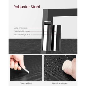 Produktbild für Bücherregal Vasagle LLS109B56, schwarz