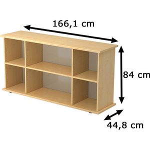 Produktbild für Sideboard Hammerbacher SBOF, aus Holz, ahorn