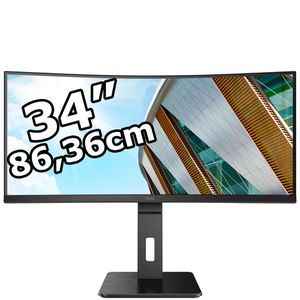Produktbild für Monitor AOC CU34P2A, 34 Zoll
