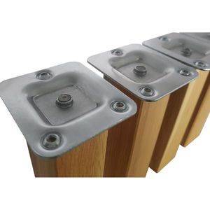 Produktbild für Möbelfuß Schildmeyer 140469, eiche, Holz