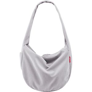 Umhängetasche Reisenthel Moonbag, aus Polyester, cord grey