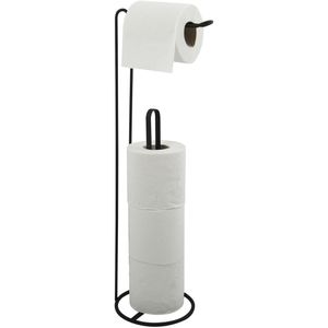 Produktbild für Toilettenpapierhalter MSV Amy, schwarz matt