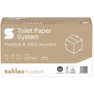 Produktbild für Toilettenpapier Satino PureSoft, 307140, JT3