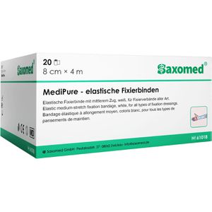 Produktbild für Fixierbinden Saxomed MediPure, 20 Stück