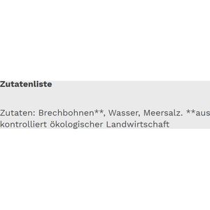 Produktbild für Gemüsekonserve Edeka Brechbohnen fein, BIO