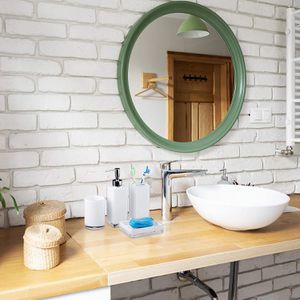 Produktbild für Badaccessoires-Set Relaxdays 1002258649, 4-teilig