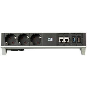 Produktbild für Tischsteckdose Bachmann Desk 2, mit 0,2 m GST18 Kabel