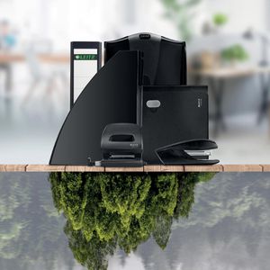 Produktbild für Heftgerät Leitz 5604-00-35, NeXXt recycle, inkl. 200 Klammern