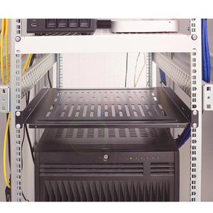 Produktbild für Netzwerkschrank-Fachboden LogiLink SF1C45B, 35 cm Einbautiefe