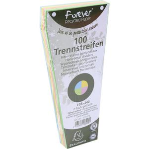 Produktbild für Trennstreifen Exacompta 13595E Forever, Trapez