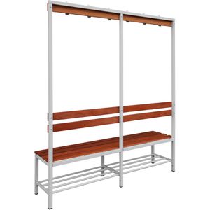 Produktbild für Umkleidebank Lüllmann 806110, Sitzfläche Holz, 160 cm
