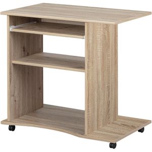 Computertisch Inter-Link Durini, mit Rollen