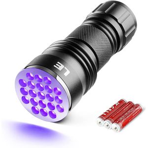 Produktbild für UV-Taschenlampe Lepro mit LED, 9 cm