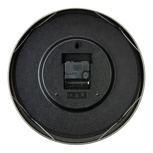 Produktbild für Wanduhr TFA 60.3075.60, Edelstahl, analog, Quarzuhr