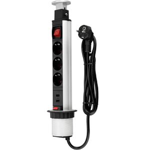 Einbausteckdose REV-Ritter mit 1,5m Kabel