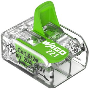 Produktbild für Verbindungsklemme Wago Compact, 221-422/995-016, 2 Leiter
