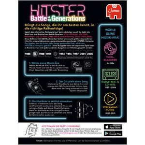 Produktbild für Kartenspiel Jumbo Hitster - Battle of the Generations