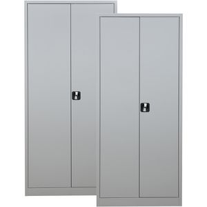 Produktbild für Aktenschrank G-Office FLC.19/18, aus Metall, Set 2-teilig