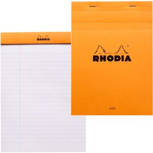 Notizblock Rhodia 16600C, orange, A5
