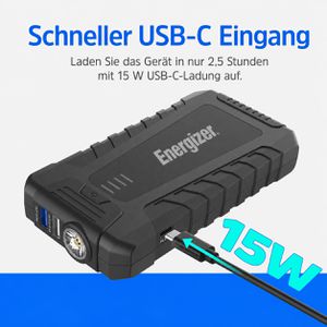 Produktbild für Starthilfe-Powerbank Energizer JE8000, 12V