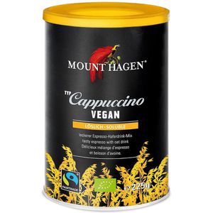 Mount-Hagen Kaffee Cappuccino Vegan, BIO, löslicher Kaffee, fairtrade, 225g