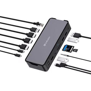 Produktbild für Dockingstation Verbatim USB-C Pro CDS-15, 32171