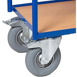 Produktbild für Tischwagen Rollcart 08-7433LB, aus Metall &amp; Holz