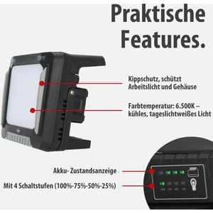 Produktbild für Baustrahler Brennenstuhl MULTI 10050 MH LED, für 18 V Akkus