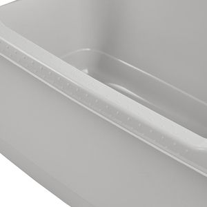 Produktbild für Wäschekorb Keeeper Aenna, grau, mit 2 Griffen