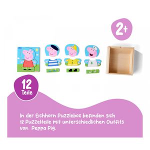 Produktbild für Motorikspielzeug Eichhorn Peppa Pig Umziehpuzzle