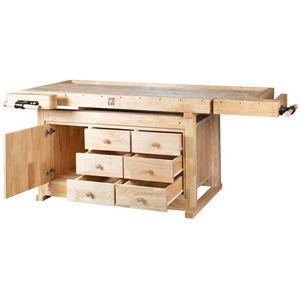 Produktbild für Hobelbank Holzmann WB210C, aus Holz