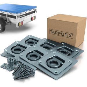 Produktbild für Zurrösen Tarpofix für Transporter und Anhänger mit Gegenplatte