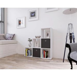 Produktbild für Bücherregal VCM Nitas, 912404, weiß