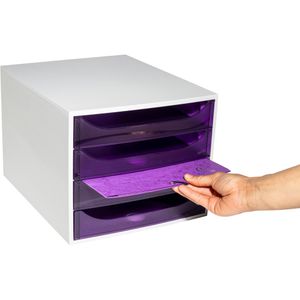 Produktbild für Schubladenbox Exacompta 228619D, Ecobox, A4
