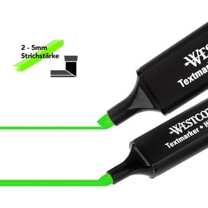 Produktbild für Textmarker Westcott E-744251 00, 6 Stück