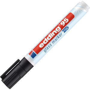 Produktbild für Glasboardmarker Edding 95, schwarz