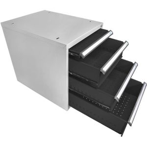 Produktbild für Schubladenschrank ADB 51524, aus Metall