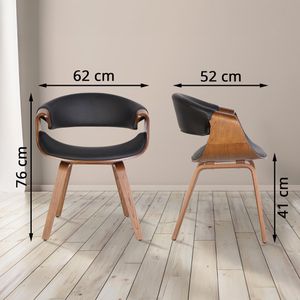 Produktbild für Esszimmerstuhl CLP Foley, 324337