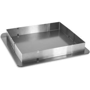 Produktbild für Backrahmen Tescoma DELICIA, mit Klemmung &amp; Teiler, Edelstahl