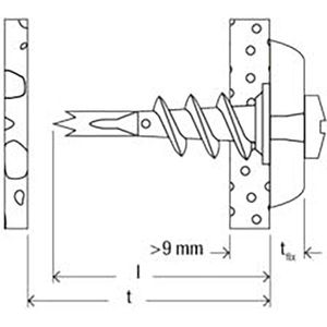 Produktbild für Dübel Fischer 024556, Metall GKM SK
