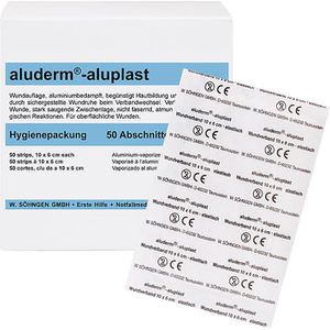 Pflaster Söhngen Aluderm Aluplast, 50 Stück