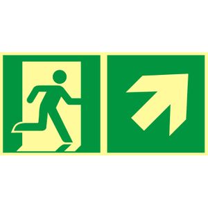 Hinweisschild Abtec ISO 7010 E002+E006 Kunststoff