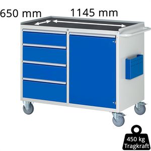 Produktbild für Werkstattwagen Rau Serie 7000, Tragkraft 450 kg