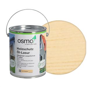 Osmo Holzlasur Holzschutz Öl-Lasur, 5,0l, außen, 701 farblos matt