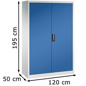 Produktbild für Werkzeugschrank CP-Möbel 8931-311, aus Metall, grau / blau