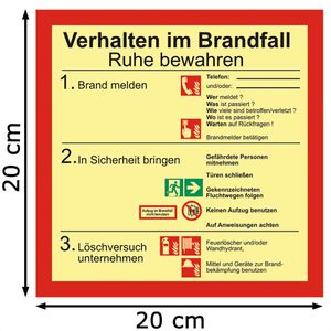 Produktbild für Hinweisschild Abtec ISO 7010, Kunststoff